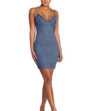 Scalloped Lace Bodycon Dress