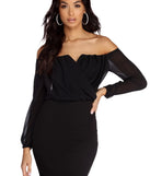 Shook In Chiffon Dress