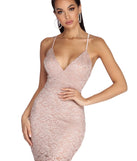 Glitter & Lace Bodycon Dress