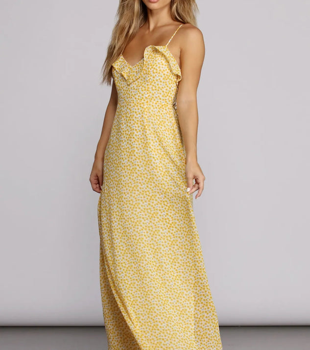Daisy Darling Ruffled Maxi Dress