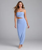 Feel instantly put-together in the Sultry Mode Halter Cutout Maxi Dress in blue, a summer wedding guest dress designed for confident style and all-out celebration.