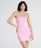 Shine with confidence, elegance, and standout style in the Head-Turning Flirt Bodycon Mini Dress—a pink graduation dress designed with a fresh silhouette and the latest trends.