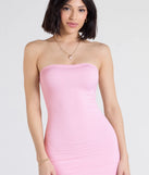 Shine with confidence, elegance, and standout style in the Head-Turning Flirt Bodycon Mini Dress—a pink graduation dress designed with a fresh silhouette and the latest trends.