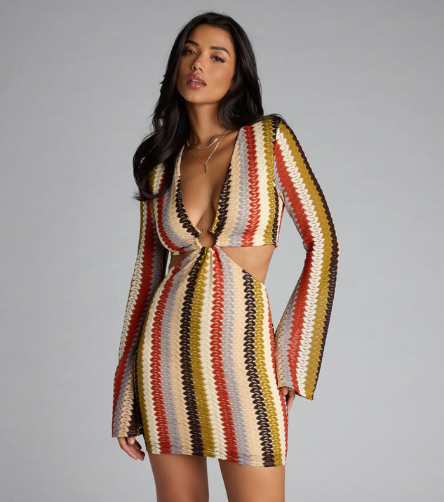 ワンピース Lumignon Candy check panel zip dress Gwyn Shell Cutout Maxi Bandage Dress In Yellow | Parallel