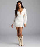 Soak up the season in the Obsessed With The Vibe Fringe Lace Mini Dress, a ivory sundress styled for easy days, outdoor plans, and everything in between.