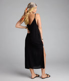 Casual Fave Flowy V-Neck Midi Dress