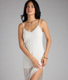All Eyes on You Lace Low Back Midi Dress