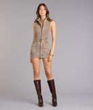 Everyday Cute And Cool Denim Mini Dress