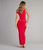 Own the Night One-Shoulder Cutout Maxi Dress
