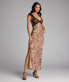 Born to Be Bold Lace Leopard Maxi Dress