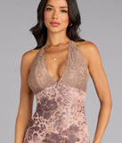 Floral Instinct Tie Back Maxi Dress