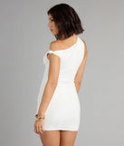 Twist of Fate One Shoulder Mini Dress