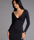 In the Moment Bodycon Midi Dress