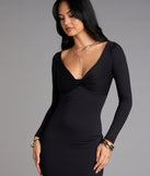 In the Moment Bodycon Midi Dress