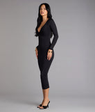 In the Moment Bodycon Midi Dress