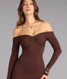 Effortless Cutie Off-The-Shoulder Mini Dress