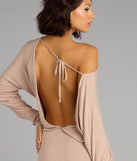 Behind The Scenes Long Sleeve Mini Dress