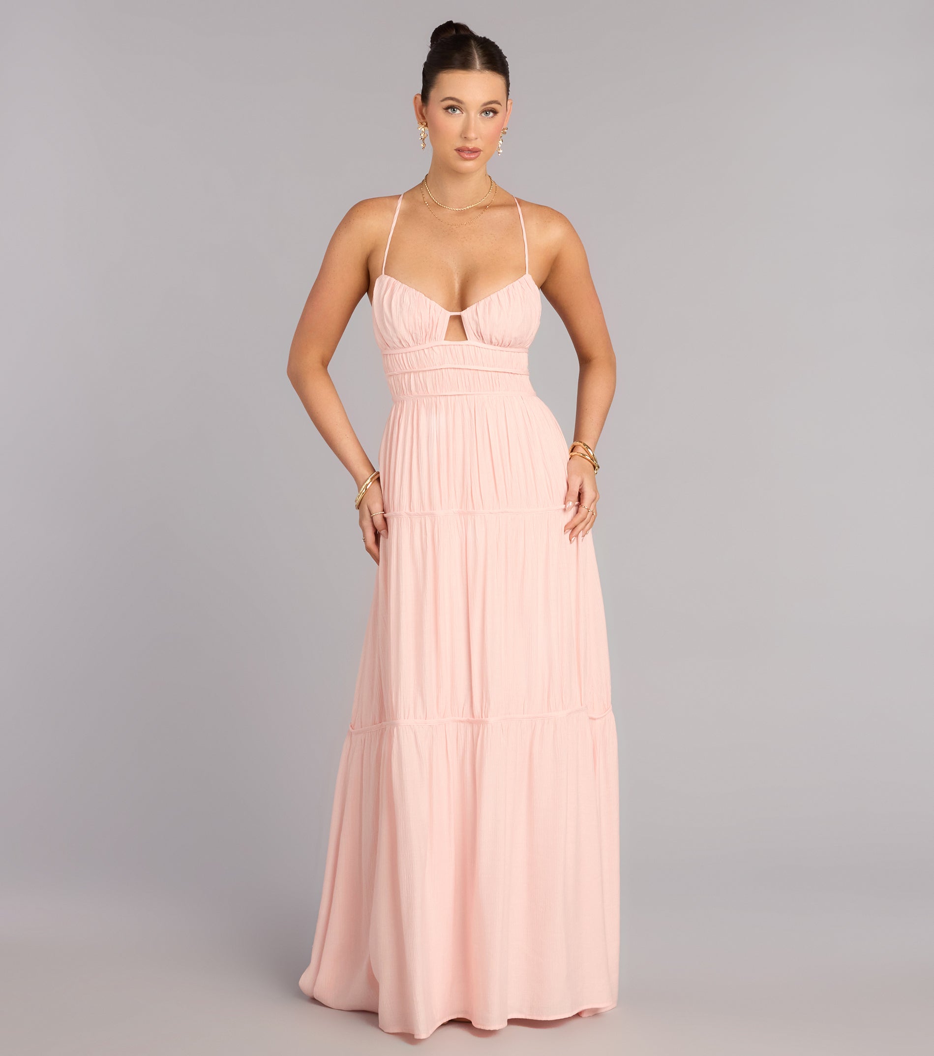 Weekend Wandering Open Back Maxi Dress | Windsor