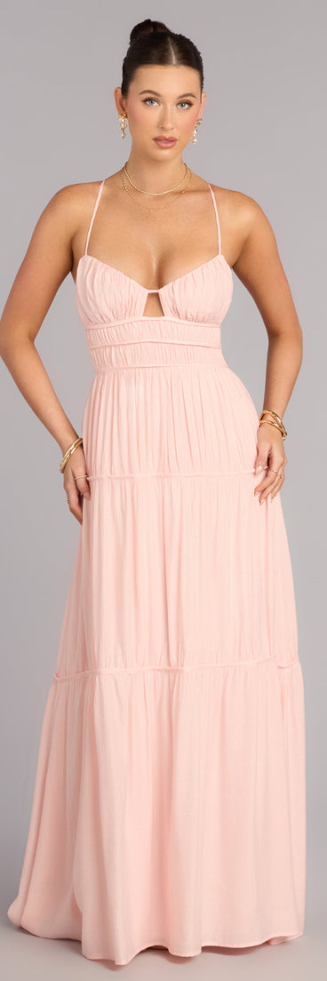 Weekend Wandering Open Back Maxi Dress | Windsor Weekend Wandering Open Back Maxi Dress | Windsor