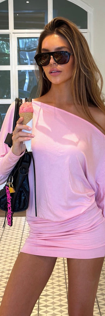 All Yours Off-Shoulder Mini Dress