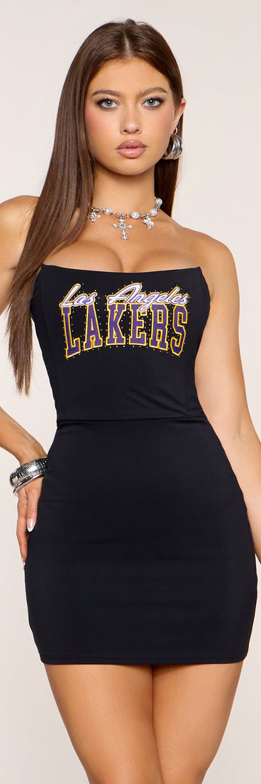Ultra Game NBA LA Lakers Mini Dress Ultra Game NBA LA Lakers Mini Dress