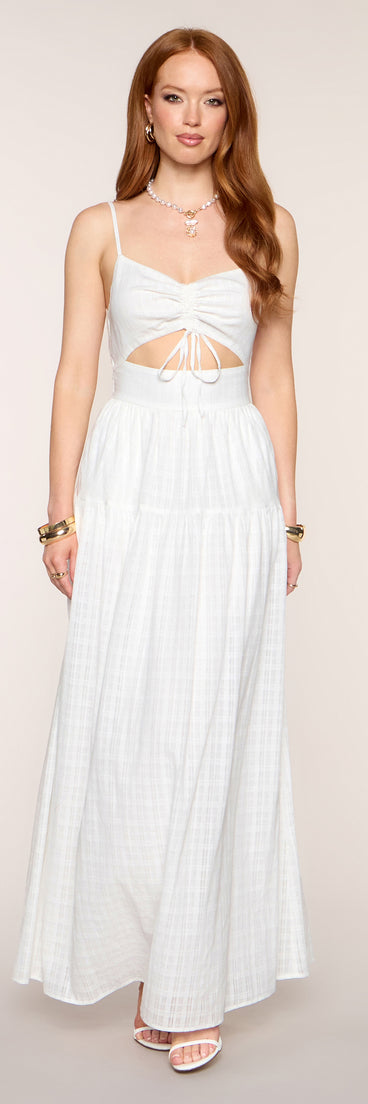 flirty maxi dress Flirty Chic Cutout Maxi Dress