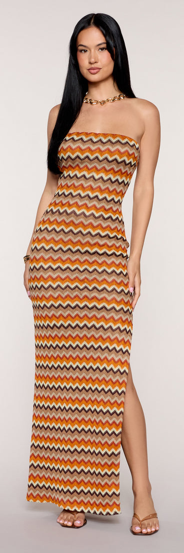 Weekend Away Strapless Maxi Dress