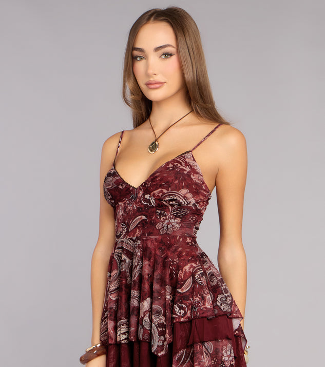 windsor skater dress Winslow Off-The-Shoulder together look that always photographs well. Weekend Flare Paisley Skater Mini