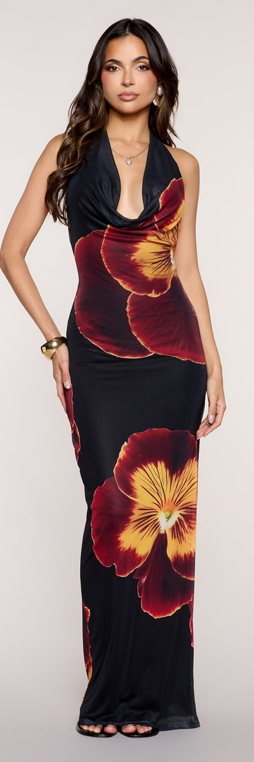 Dinner At Eight Floral Maxi Dress