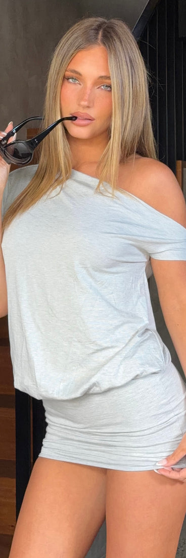 Easy Days Off-Shoulder Mini Dress