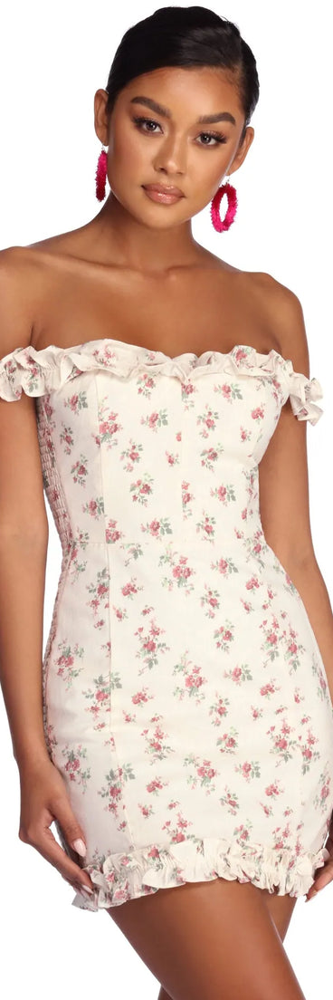 Smocked In Spring Florals Dress