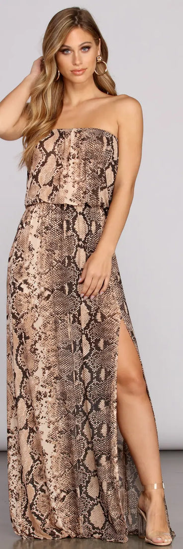 Once Bitten Mesh Maxi Dress