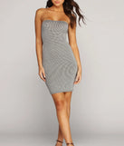 Girly In Gingham Tube Dress