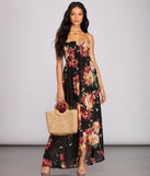 Flowy In Floral Maxi Dress