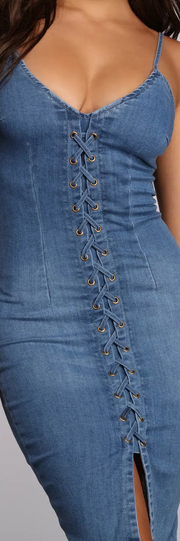 Denim Dream Mini Dress