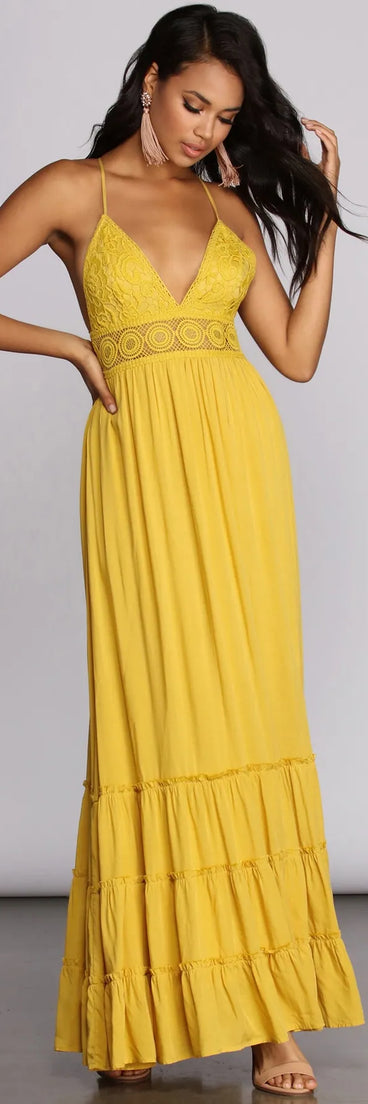 Spring Stunner Maxi Dress