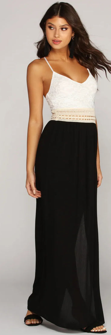 Crochet Cutie Maxi Dress