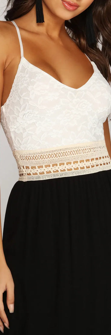 Crochet Cutie Maxi Dress