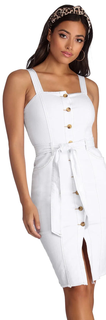 Button Down In Style Dress