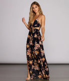 Tea Garden Floral Maxi Dress