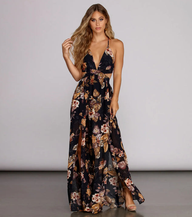 パーティードレス Gardenia Myley Pointelle Detail Dress K248072_Majestic Guipure Lace and Organza Fit & Flare Dress