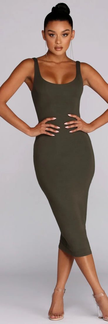 Basic Essentials Midi Dress