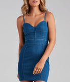 Darling In Denim Mini Dress