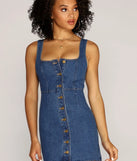 Denim Diva Mini Dress
