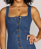 Denim Diva Mini Dress