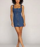 Denim Diva Mini Dress