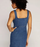 Denim Diva Mini Dress