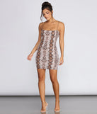 Wild Child Bodycon Mini Dress