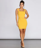 Mod Mini Belted Dress