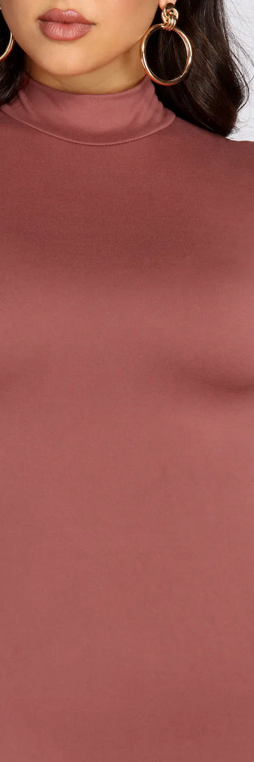 Bring Knit On Midi Dress